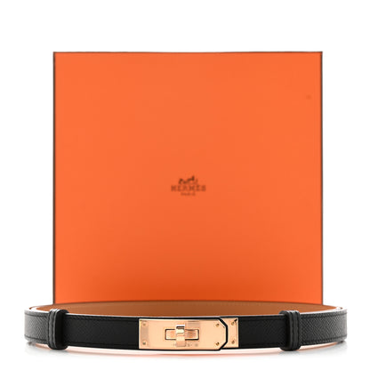 Hermes Epsom Kelly Belt Black 5 of 5