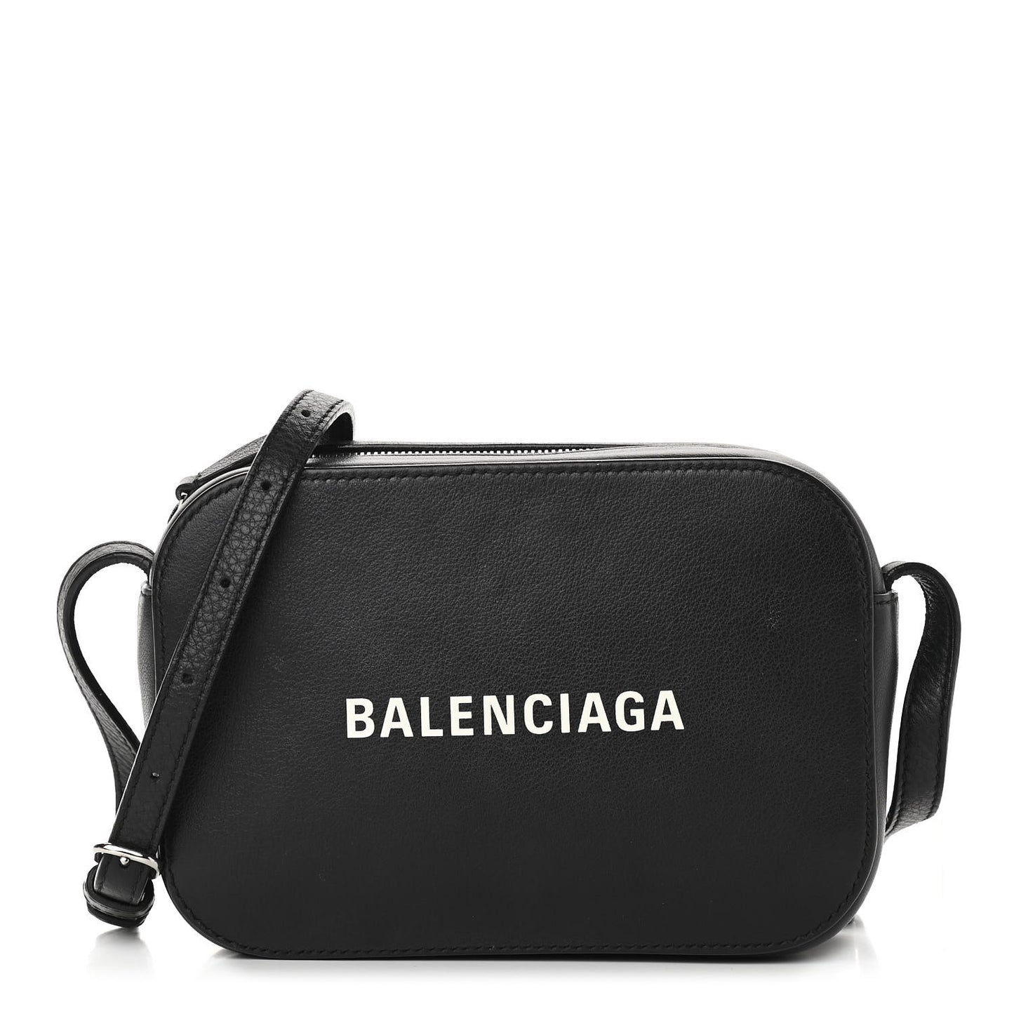 Calfskin Logo XS Everyday Camera Bag Black