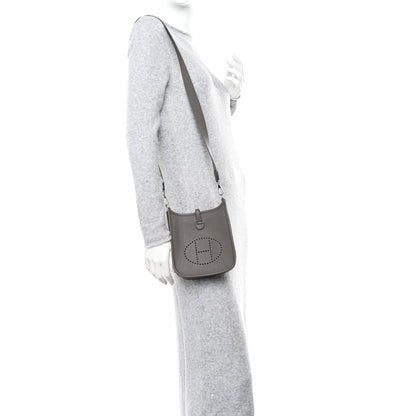 Hermes Taurillon Maurice Evelyne TPM Gris Asphalte 2 of 10