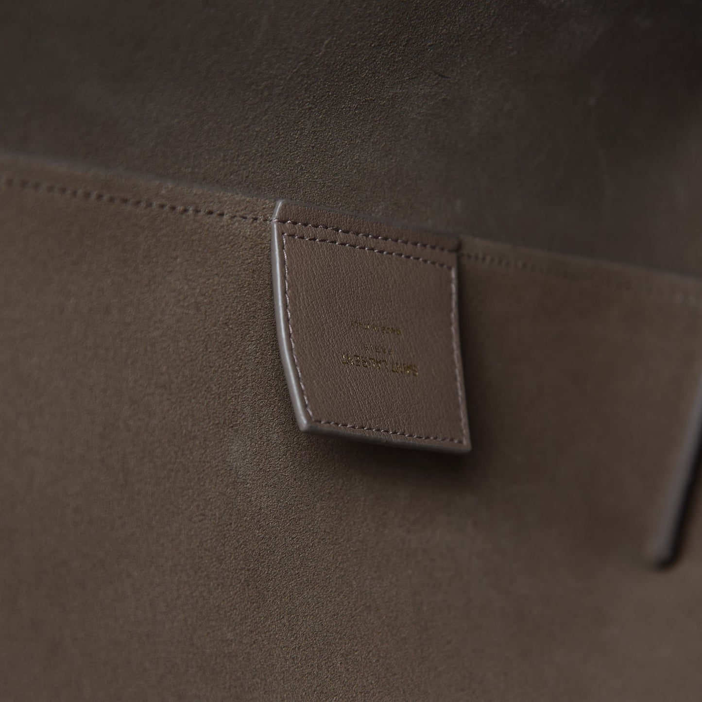 Calfskin Large Shopping Tote Taupe