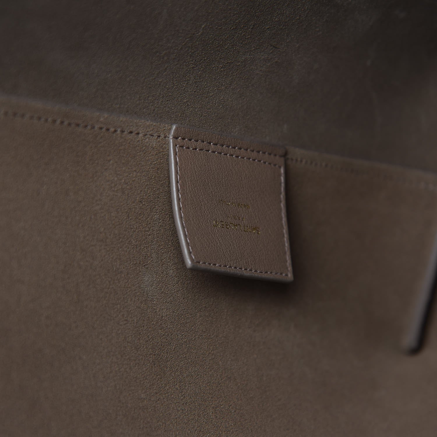 Saint Laurent Calfskin Large Shopping Tote Taupe 7 of 9