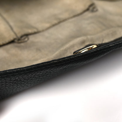 Gucci Pebbled Calfskin Large Soho Chain Shoulder Bag Black 12 of 14