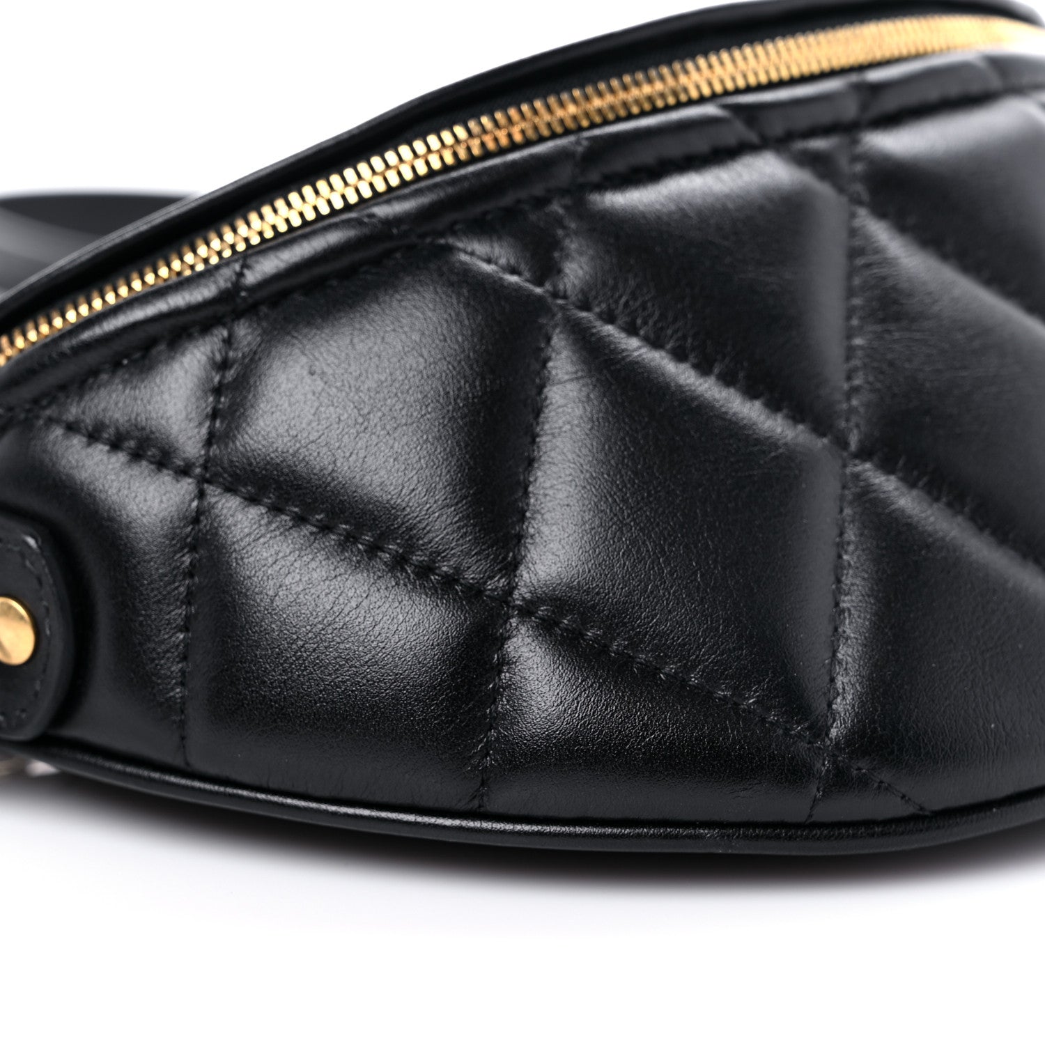 Balenciaga Calfskin Quilted XXS Souveniers Charms Belt Bag Black 6 of 8