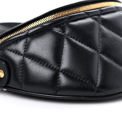 Balenciaga Calfskin Quilted XXS Souveniers Charms Belt Bag Black 6 of 8