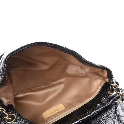 Chanel Vinyl Medium Rock and Chain Flap Black 5 of 10