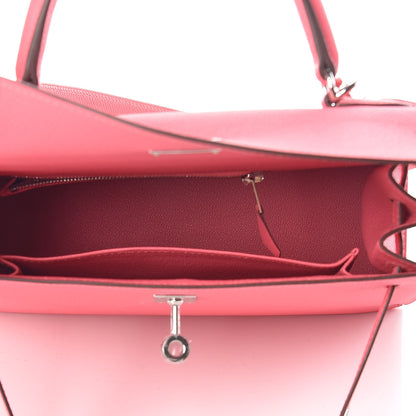 Hermes Epsom Kelly Sellier 25 Rose Lipstick 14 of 34