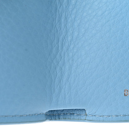 Balenciaga Calfskin Mini Papier Wallet Light Blue 9 of 10