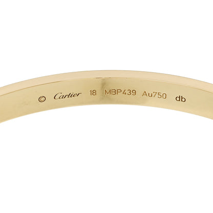 Cartier 18K Yellow Gold LOVE Bracelet 18 6 of 8