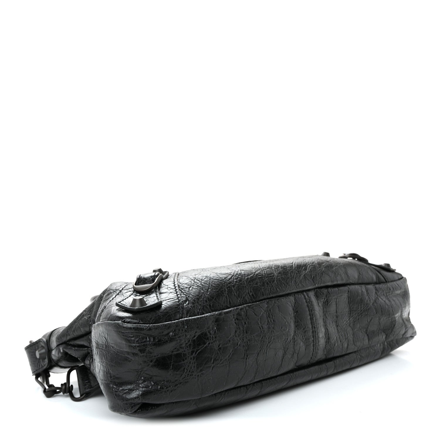 Balenciaga Agneau Arena Classic Hardware Le City First Bag Black 4 of 10