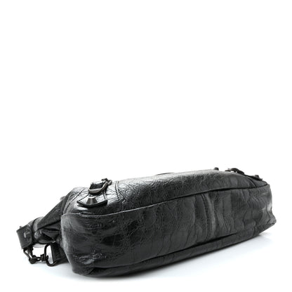 Balenciaga Agneau Arena Classic Hardware Le City First Bag Black 4 of 10