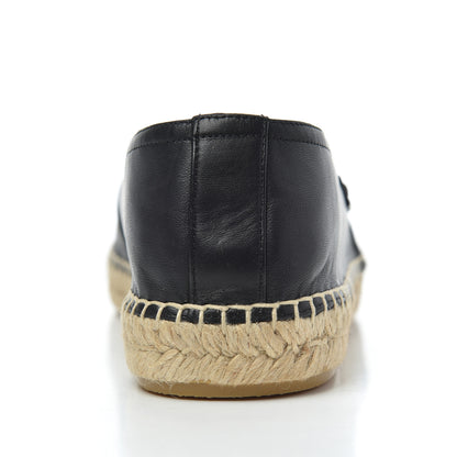 Saint Laurent Lambskin Mens Espadrilles 40.5 Black 10 of 16