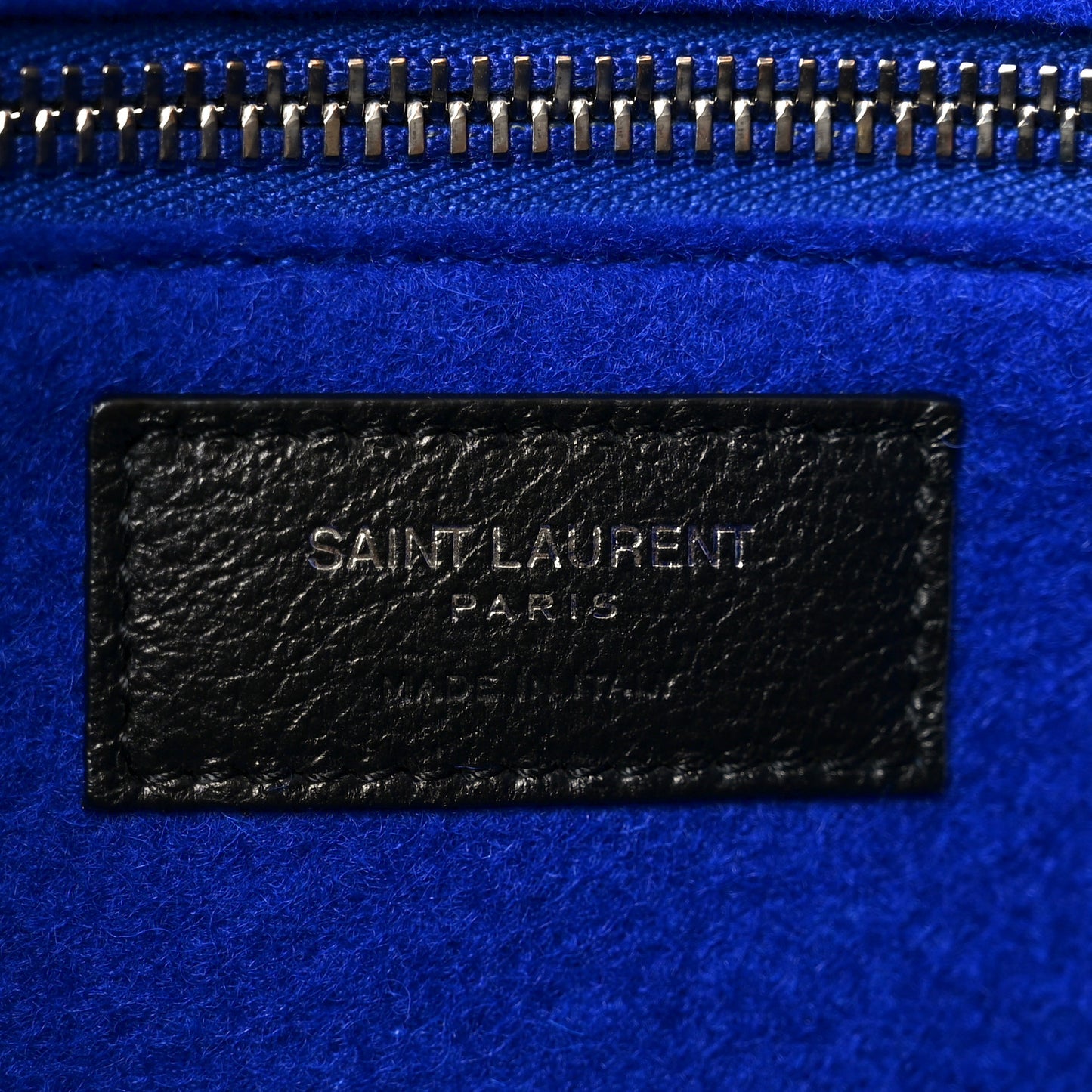 Wool Rive Gauche Tote Blue