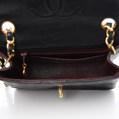 Chanel Lambskin Quilted Mini Square Flap Black 5 of 10