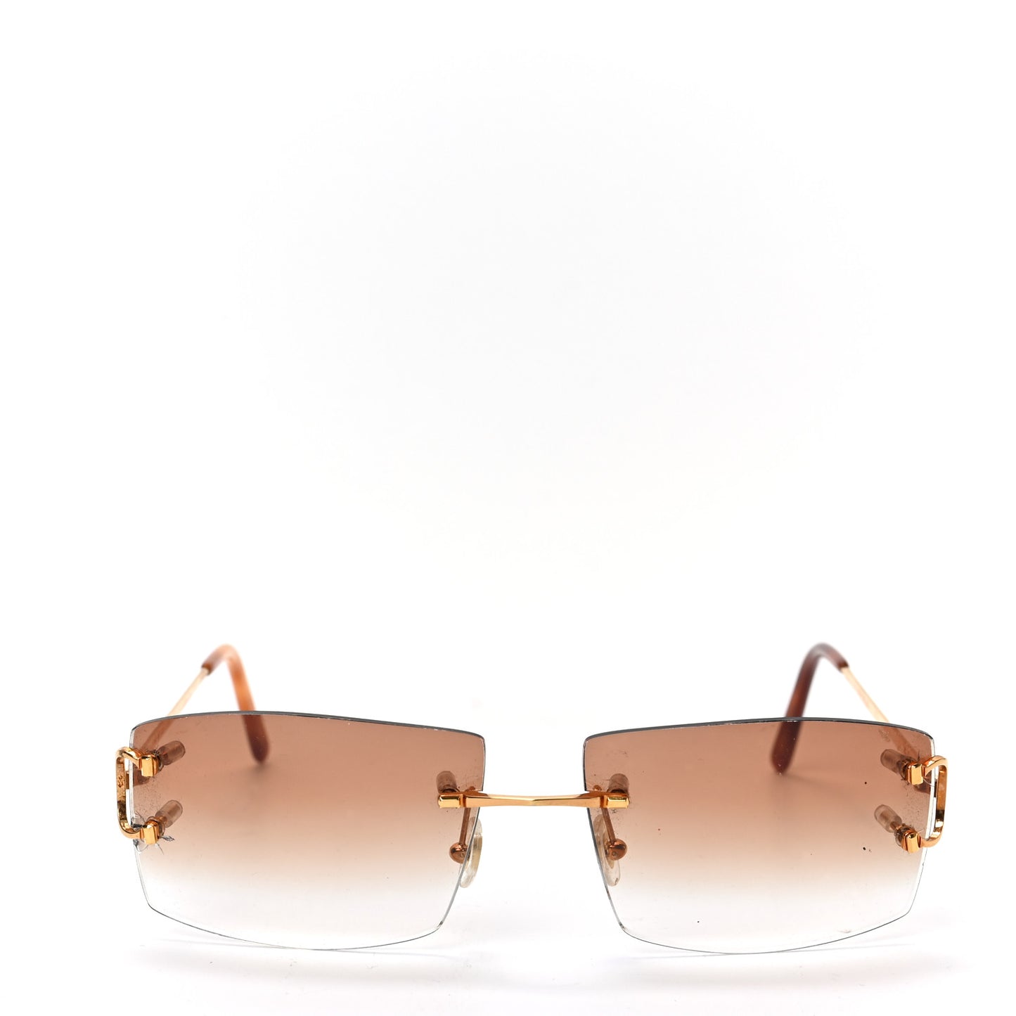 Signature C De Cartier Sunglasses Havana Brown