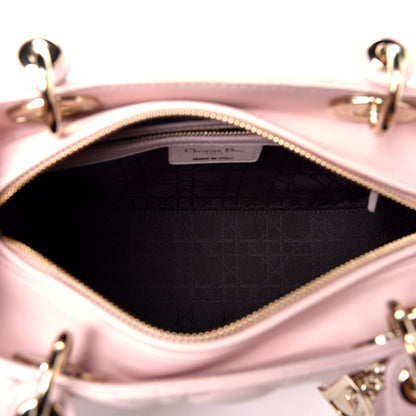 Christian Dior Lambskin Cannage Medium Lady Dior Light Pink 5 of 9