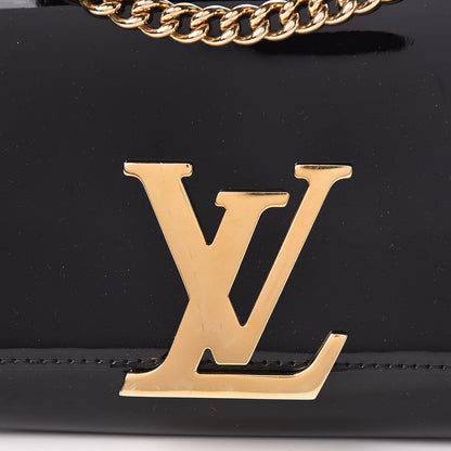 Louis Vuitton Patent Chain Louise MM Black 7 of 10