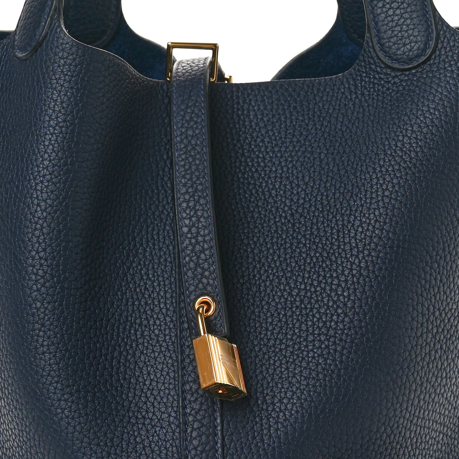 Hermes Taurillon Clemence Picotin Lock 18 PM Bleu Nuit 7 of 10