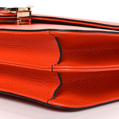 Gucci Dollar Calfskin Interlocking G Shoulder Bag Sun Orange 9 of 12