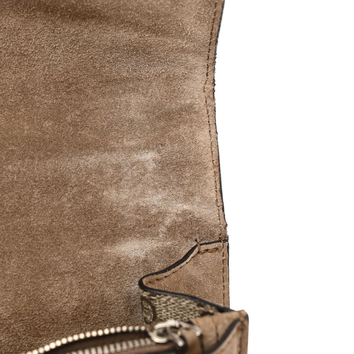 GG Supreme Monogram Medium Dionysus Shoulder Bag Taupe