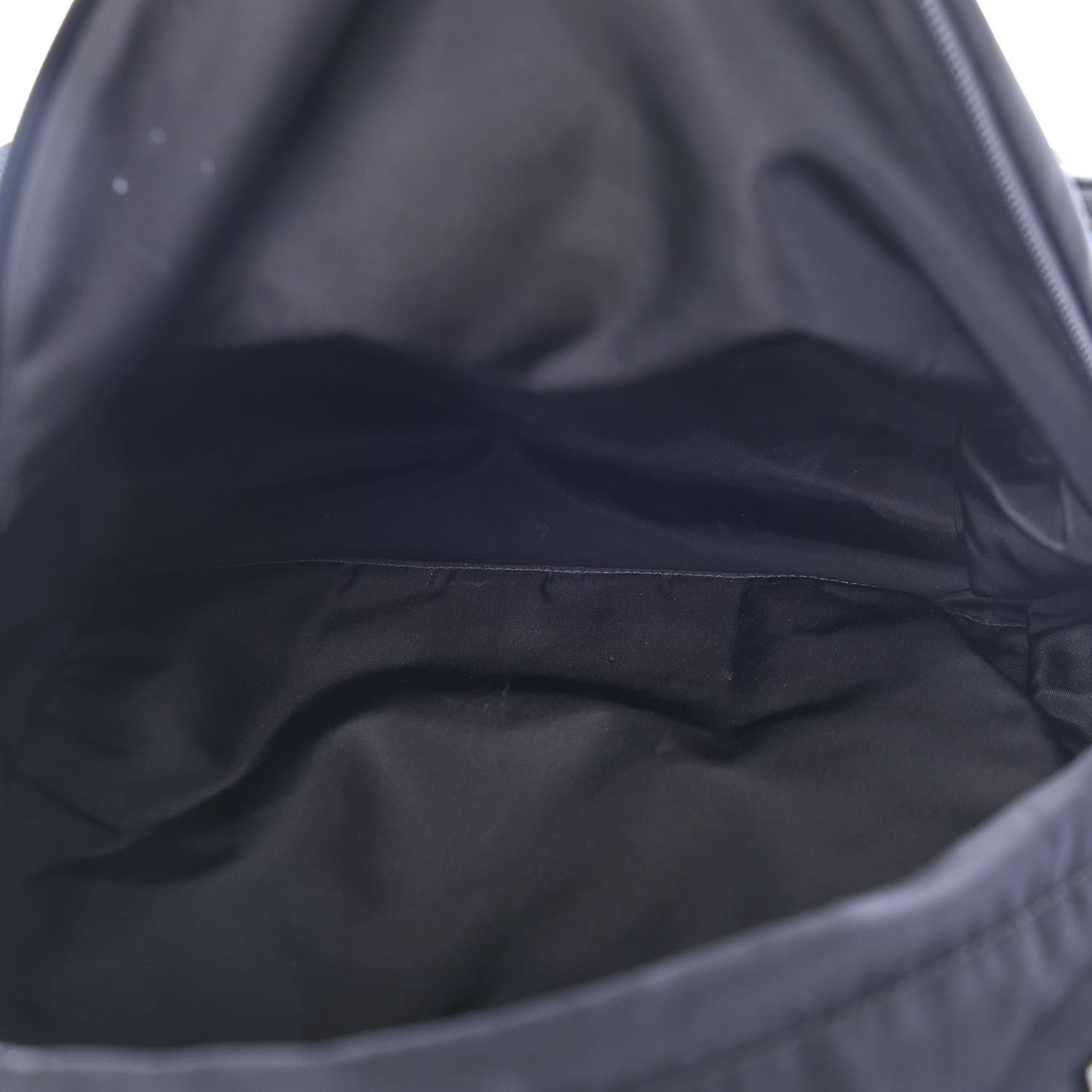 Prada Nylon Tessuto Logo Patch Backpack Black 5 of 11