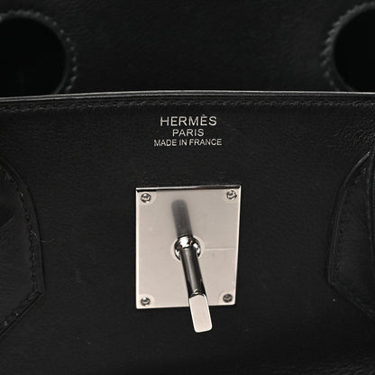 Hermes Veau Volupto Rock HAC Birkin 40 Black 5 of 12