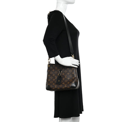 Louis Vuitton Monogram Odeon PM Black 2 of 9