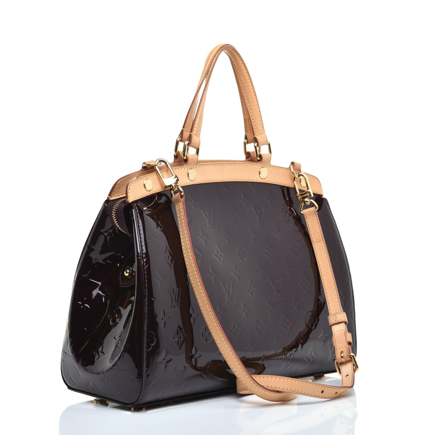 Louis Vuitton Vernis Brea MM Amarante 3 of 9