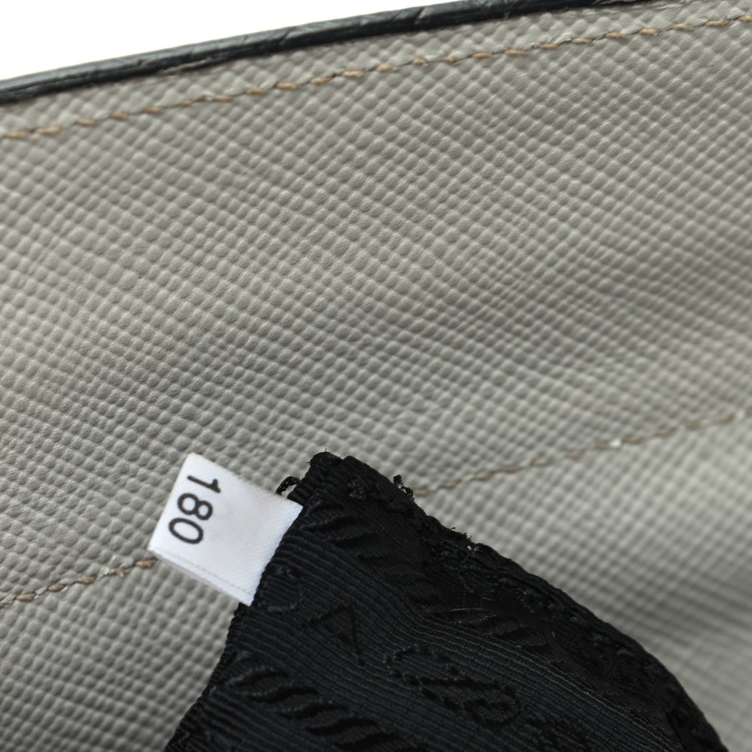 Prada Saffiano Cuir Twin Tote Talco 9 of 10