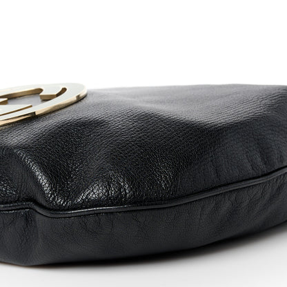 Gucci Calfskin Enamel Small Blondie Hobo Black 12 of 13