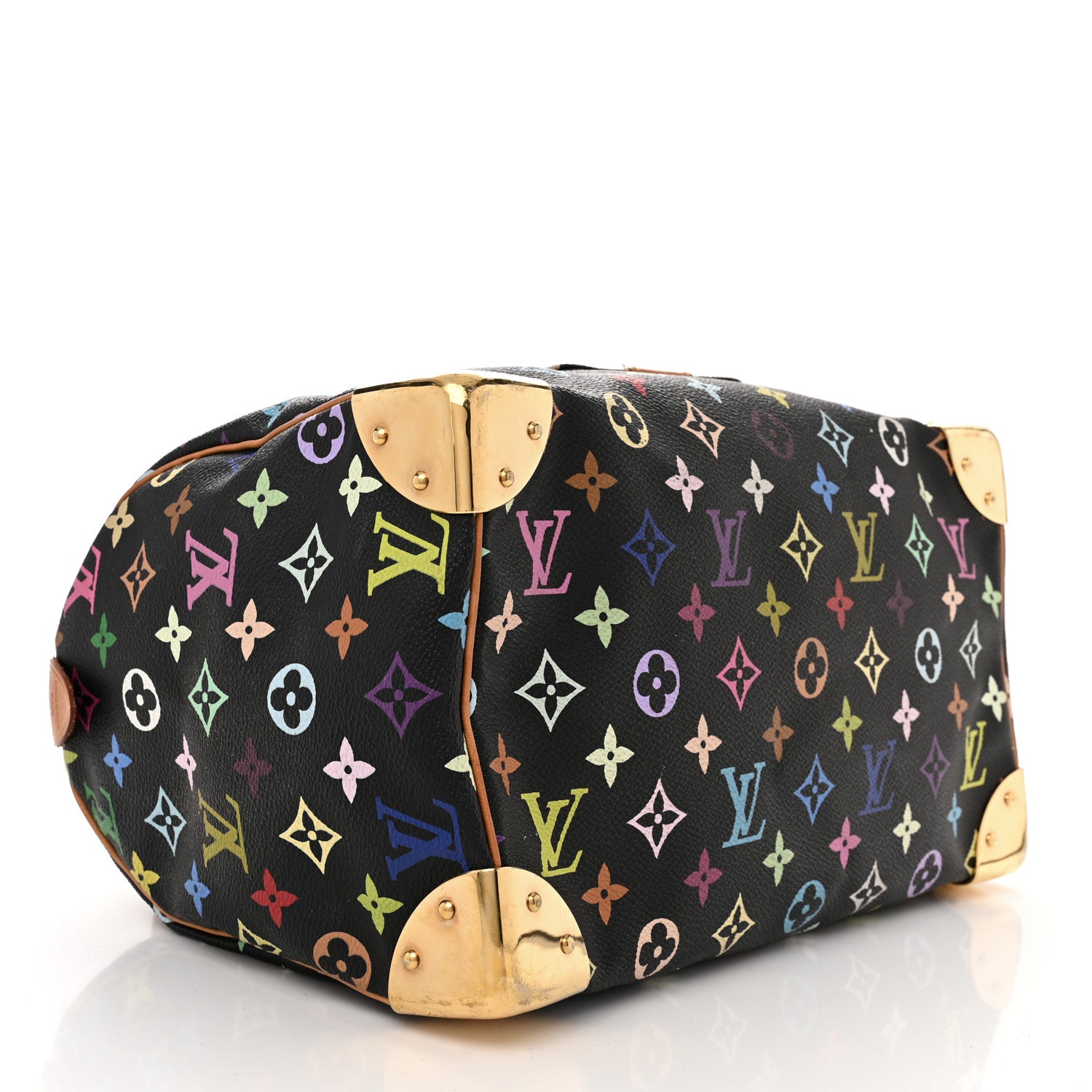 Louis Vuitton Monogram Multicolor Speedy 30 Black 4 of 13