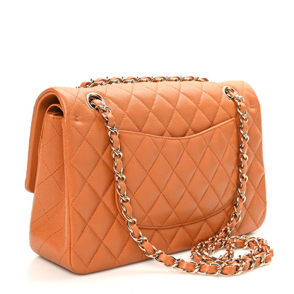 Chanel Caviar Quilted Medium Double Flap Light Brown 3 of 10