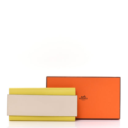 Hermes Epsom Passant Long Wallet Craie Lime 11 of 11