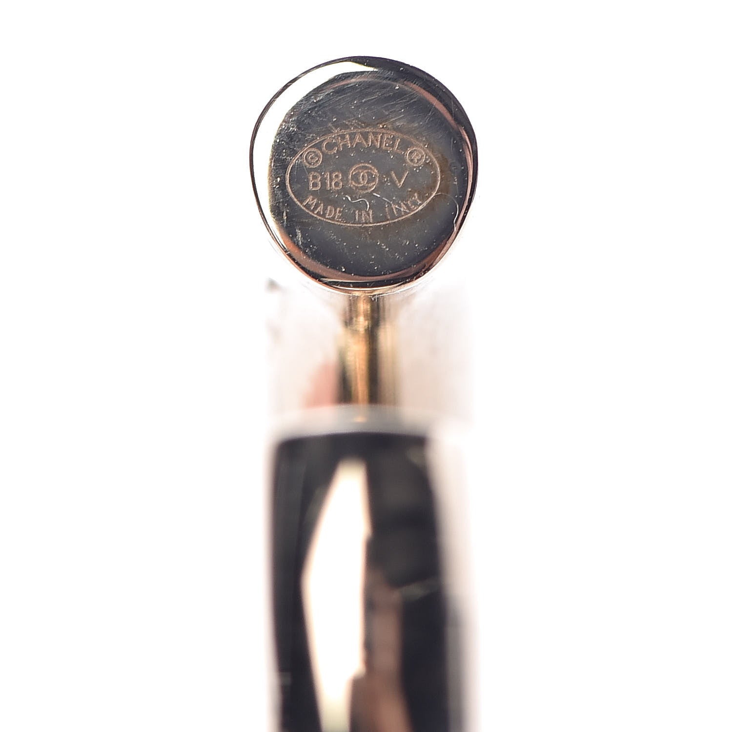 Chanel Metal CC Earrings Gold 4 of 5