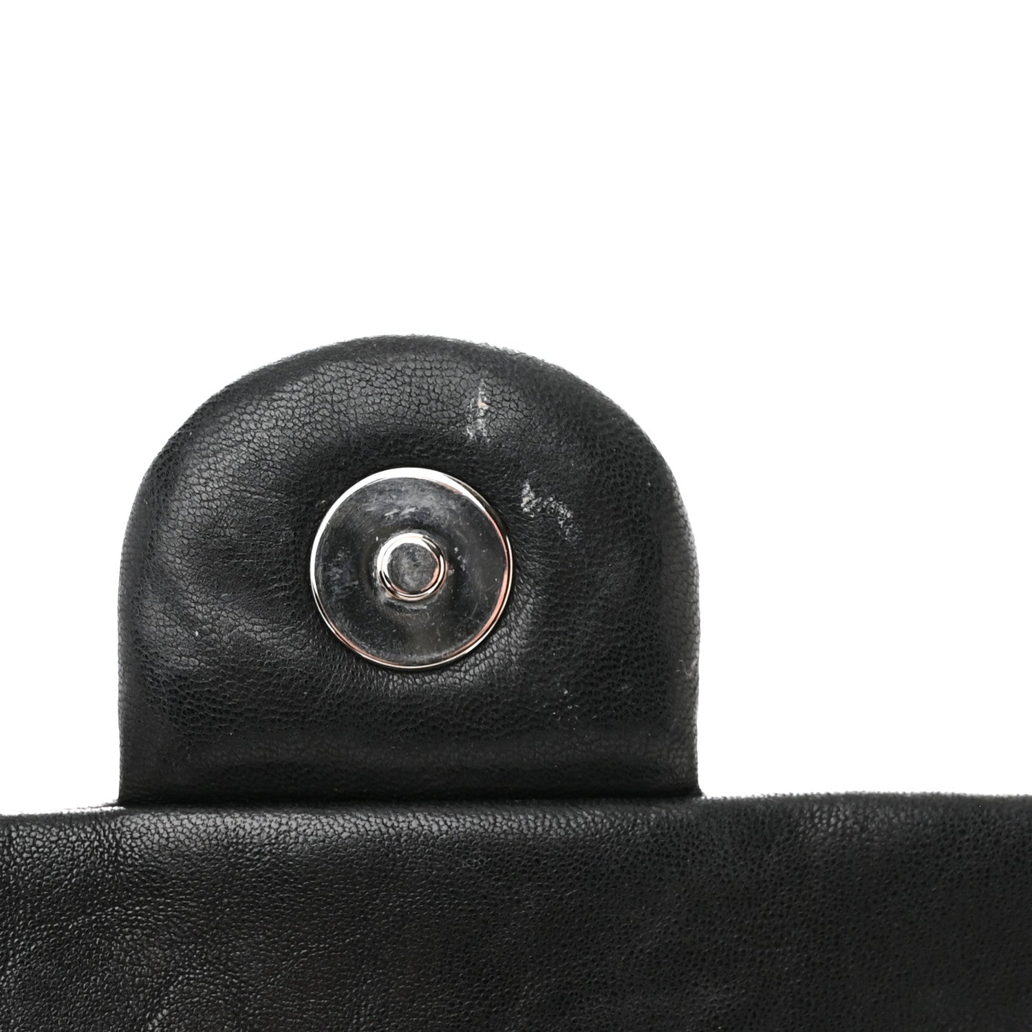 Chanel Washed Lambskin Quilted Mini Chain Around Flap Black 11 of 12