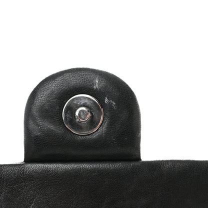 Chanel Washed Lambskin Quilted Mini Chain Around Flap Black 11 of 12