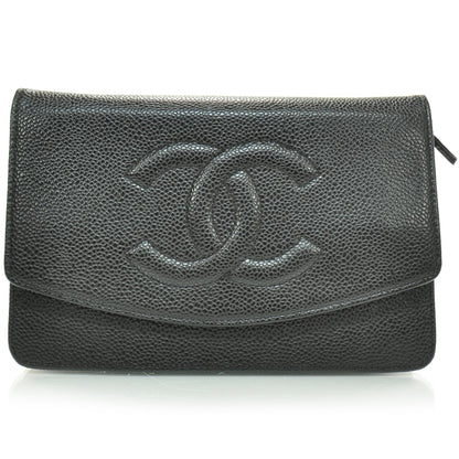 Chanel Caviar Wallet on Chain WOC Black 1 of 7