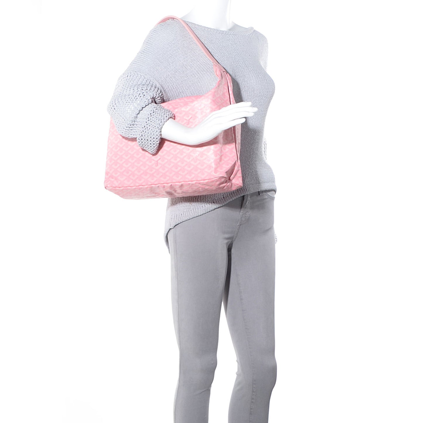 Goyardine Fidji Zip Hobo Summer Rose
