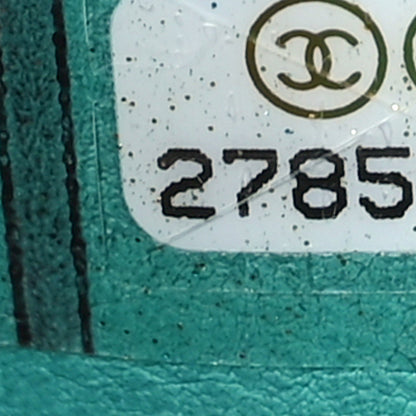 Chanel Caviar Chevron Quilted Medium Boy Flap Turquoise 6 of 8