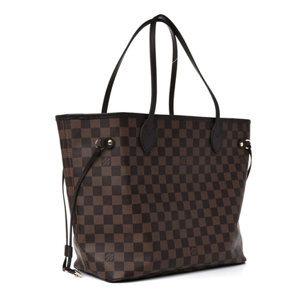 Louis Vuitton Damier Ebene Neo Neverfull MM Rose Ballerine 3 of 9