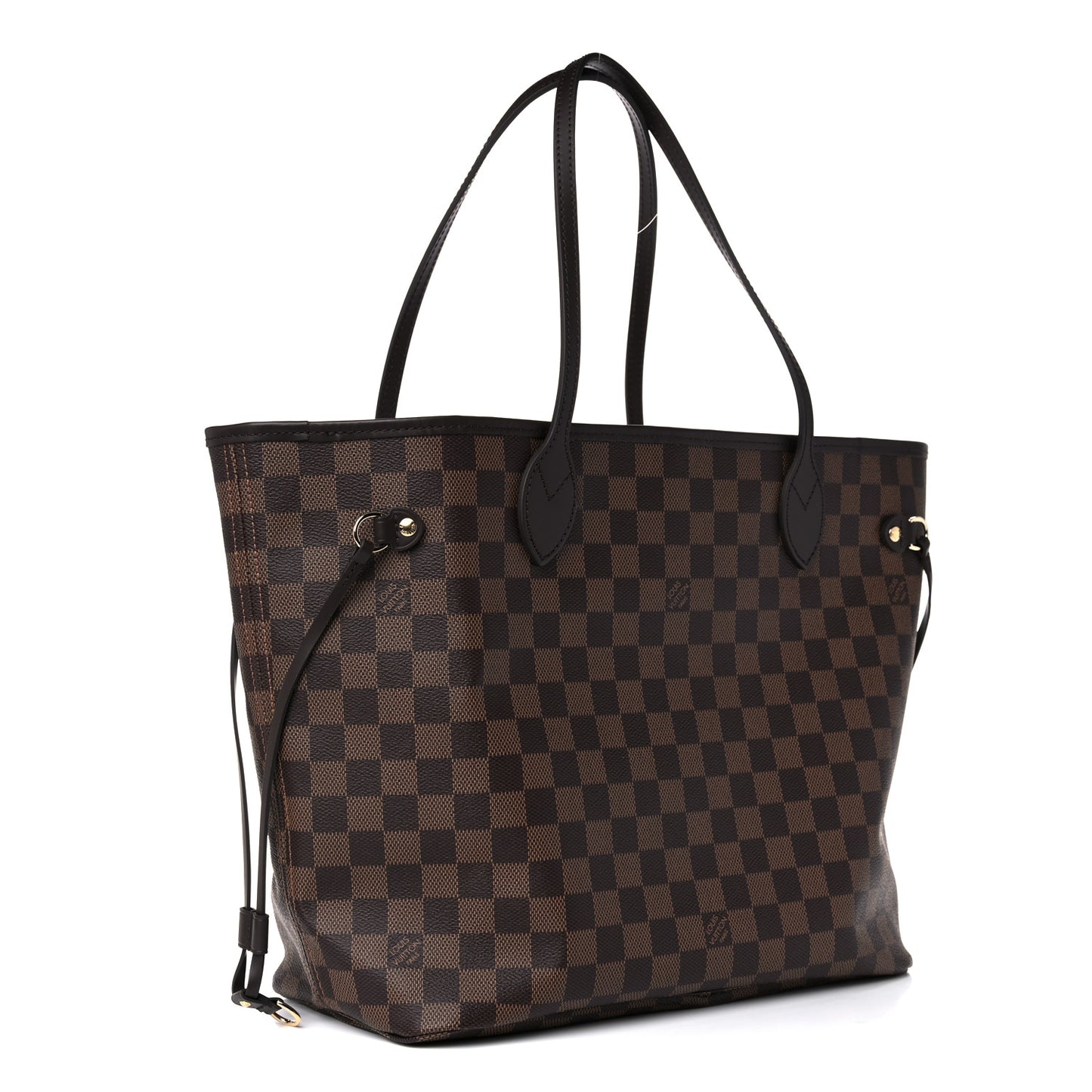 Damier Ebene Neo Neverfull MM Rose Ballerine