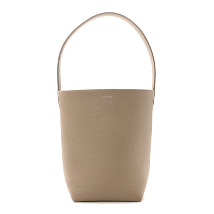 The Row Grained Calfskin Small N/S Park Tote Dark Taupe 1 of 10