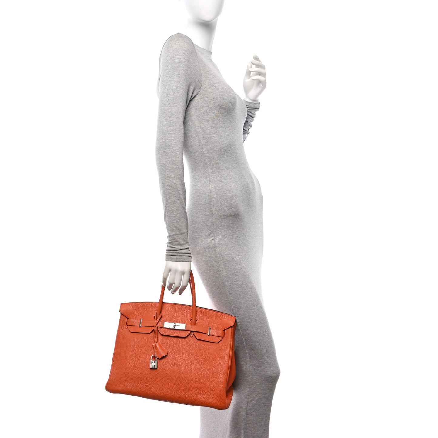 Togo Birkin 35 Orange