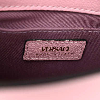 Versace Calfskin Whipstitch Medusa Mini Hobo English Rose 6 of 9