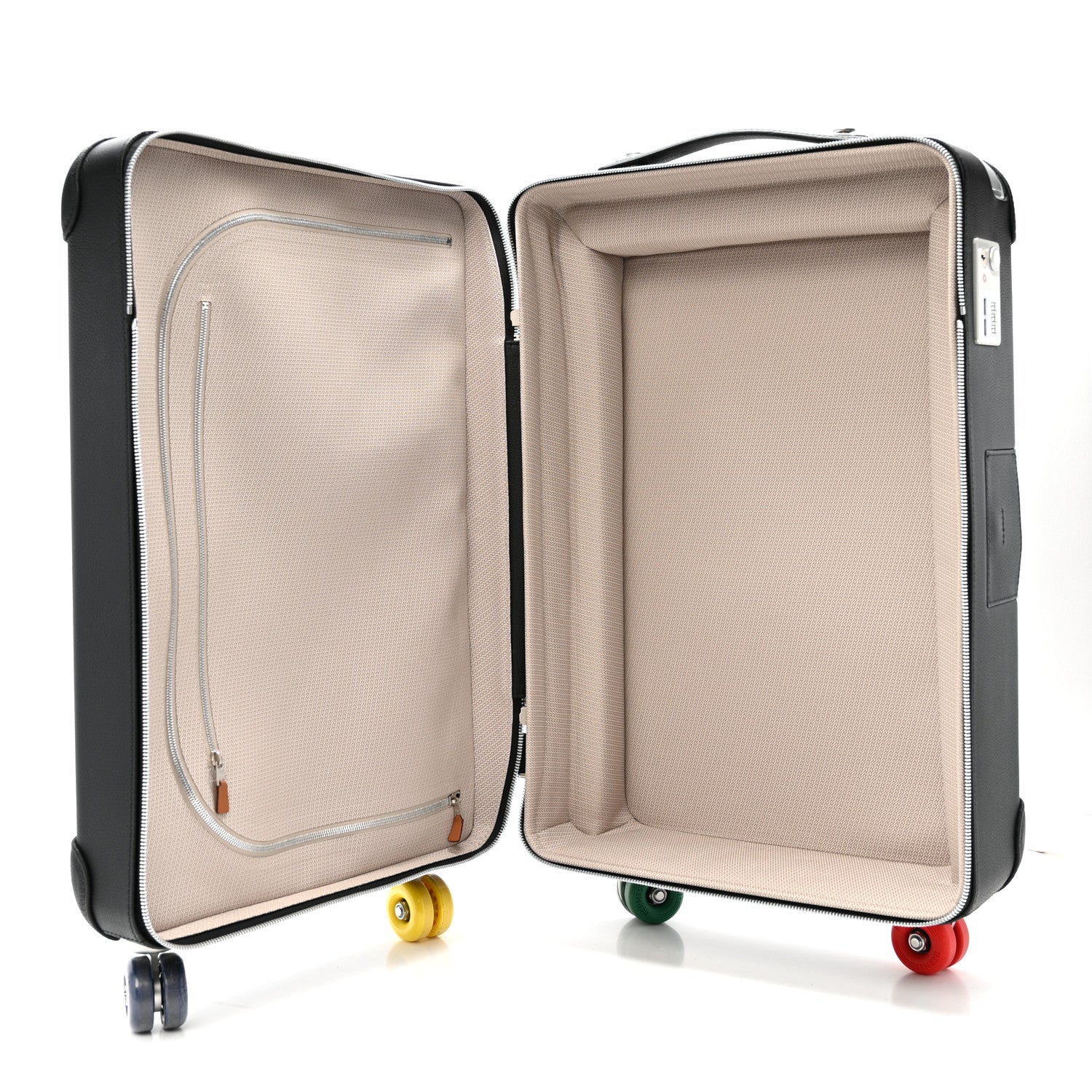 Hermes Taurillon Regate Militaire Sports Toile R.M.S. Trolley Case Luggage Black 4 of 12