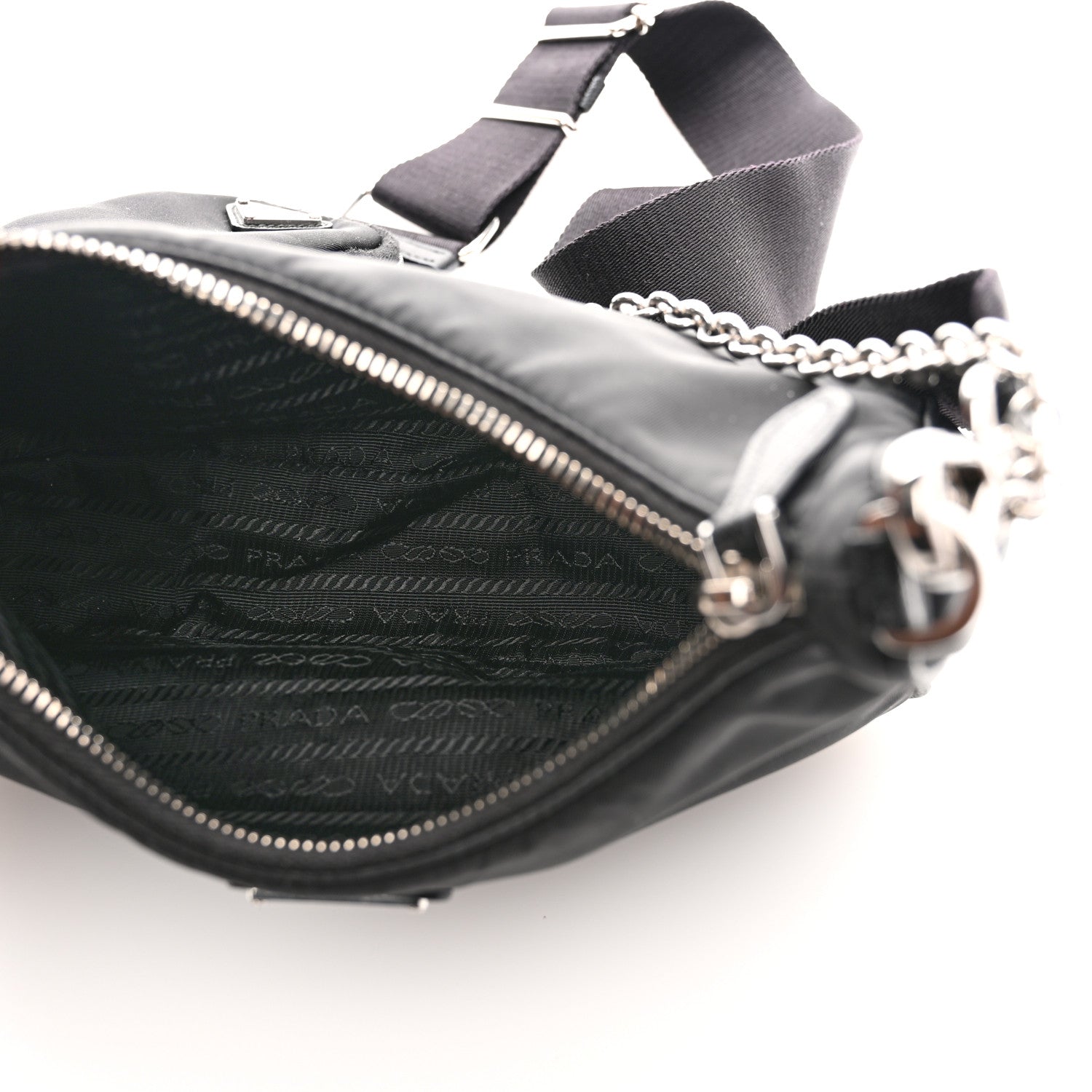 Prada Nylon Re-Edition 2005 Shoulder Bag Black 5 of 10