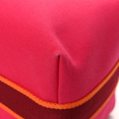Hermes Canvas Large Bride-A-Brac Pouch Hibiscus 11 of 11