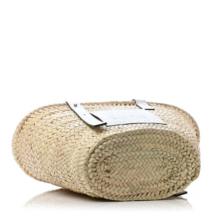 Loewe Raffia Basket Tote Bag Natural White 3 of 4