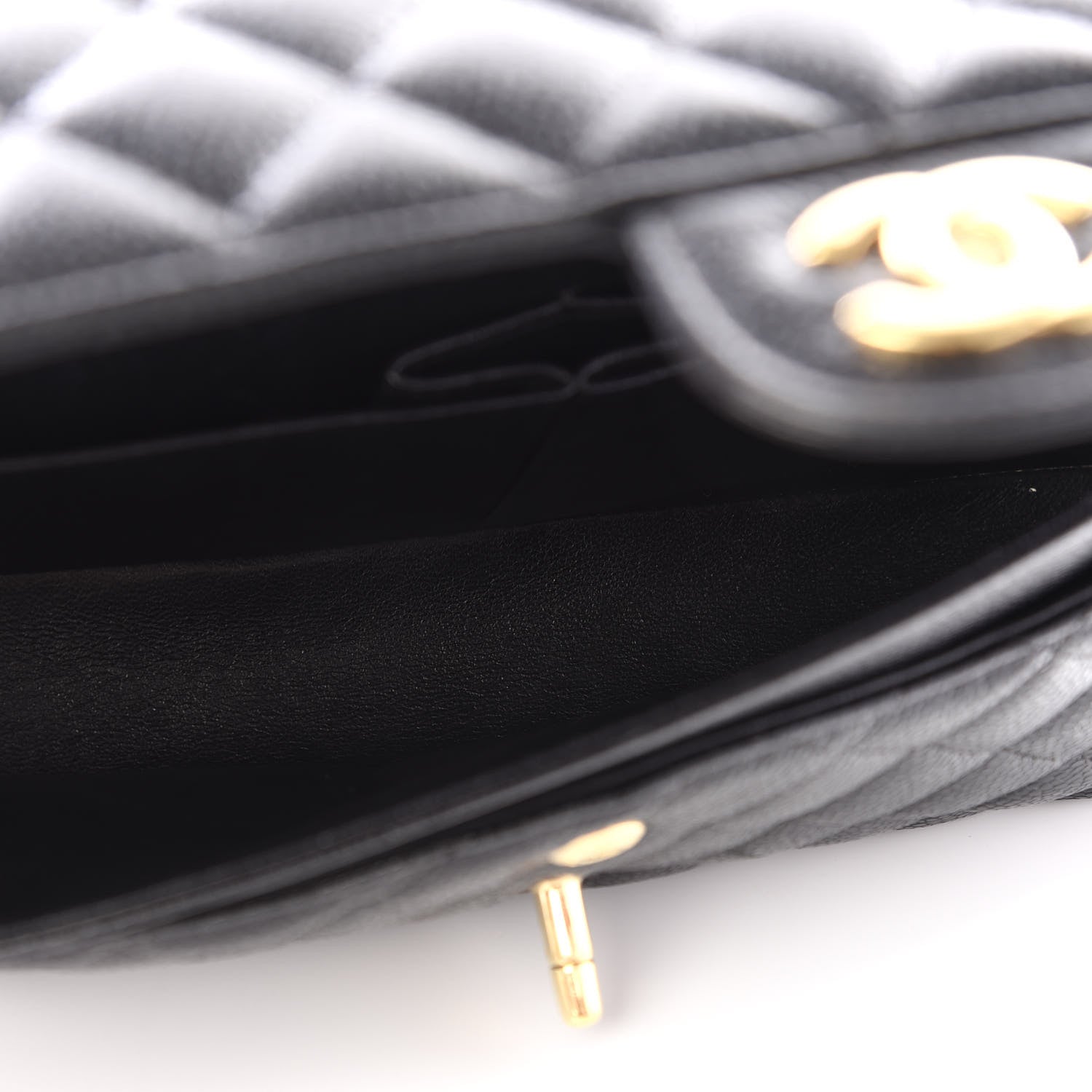 Chanel Caviar Quilted Medium Double Flap Black 4 of 13