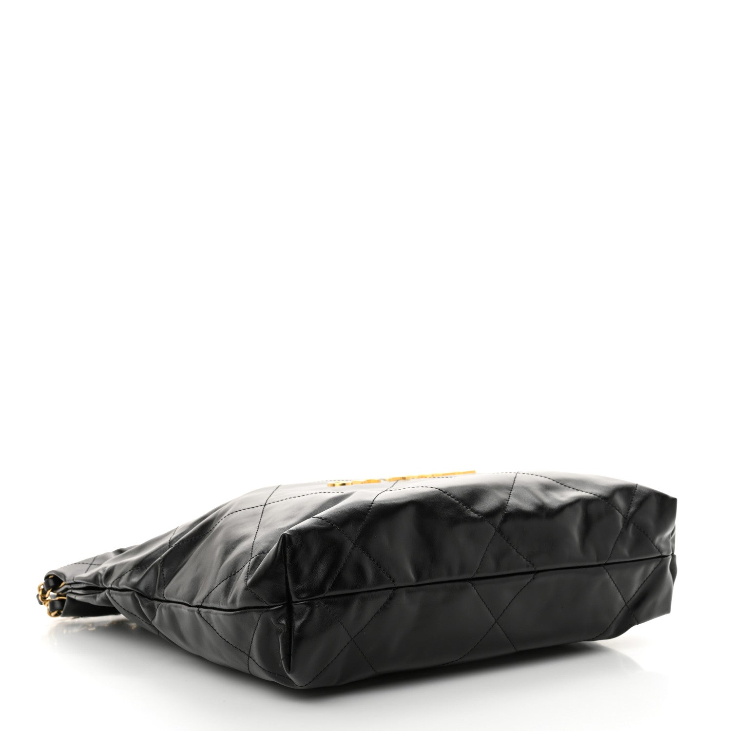 Chanel Shiny Calfskin Quilted Small Chanel 22 Black 5 of 12