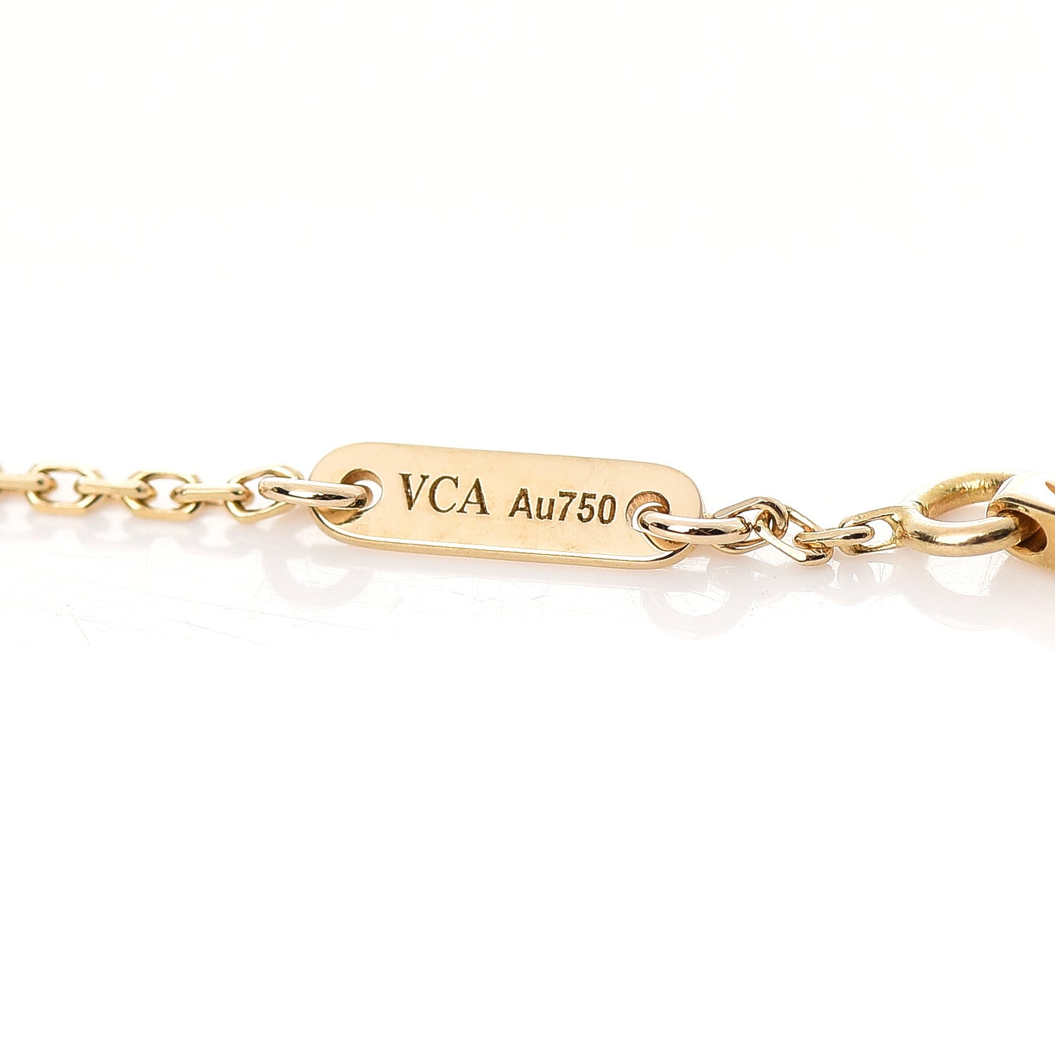 Van Cleef & Arpels 18K Yellow Gold Mother of Pearl Sweet Alhambra Bracelet 6 of 7